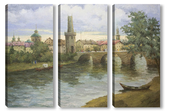 Модульная картина Прага. Юдинцев А.В.(1952-2000)