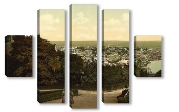 Модульная картина Вид на Подол I, Киев,1890-1900