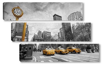 Модульная картина Taxi. New York