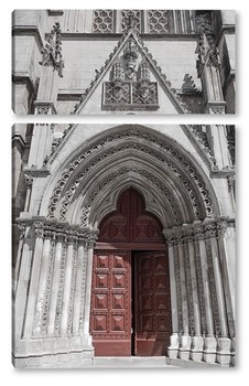 Модульная картина Двери храма