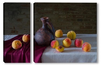 Модульная картина С персиками
