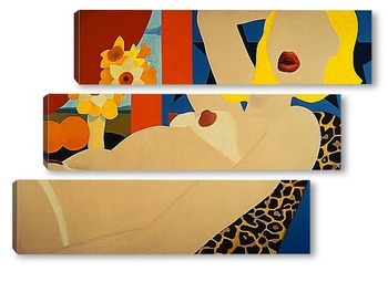 Модульная картина Tom Wesselmann