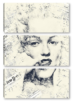 Модульная картина Мэрилин Монро (Marilyn Monroe)