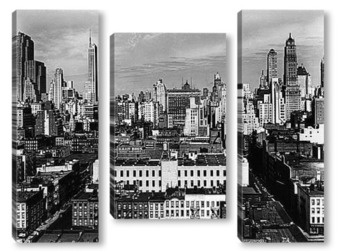 Модульная картина Центр Нью-Йорка,1945г.