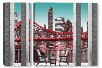 Модульная картина Мост Стори-бридж