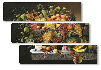 Модульная картина Натюрморт фруктов