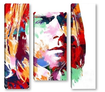 Модульная картина Kurt Cobain