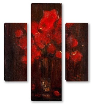 Модульная картина Красные розы