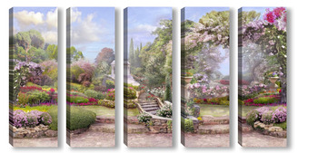 Модульная картина Парки и сады 50983