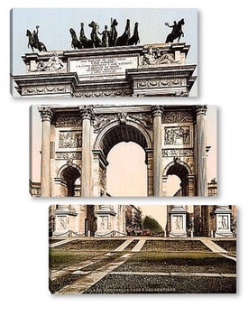 Модульная картина Арка Мира, Милан, Италия
