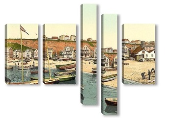 Модульная картина Восточный Берег, Гельголанд, Германия. 1890-1900 гг