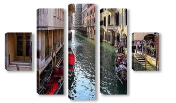 Модульная картина Каналы Венеции