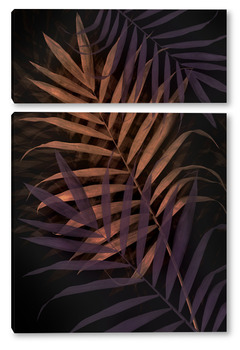 Модульная картина Тропические листья
