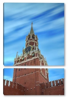 Модульная картина Спасская башня московского Кремля