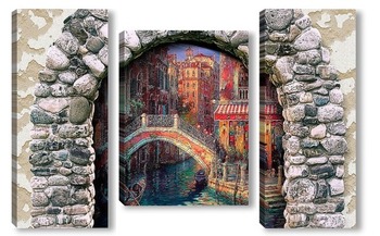 Модульная картина Каменная арка