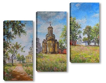 Модульная картина Спасский собор и Архангельский храм Андроникова монастыря