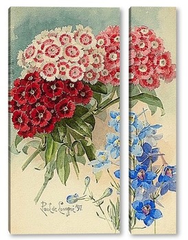 Модульная картина Весенний букет , 1897