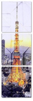 Модульная картина Токийская башня