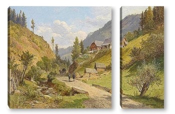 Модульная картина Пейзаж в Нижней Австрии