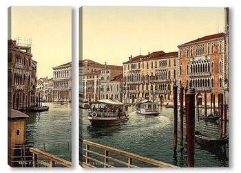Модульная картина Фоскари и Раззониджио дворец, Венеция, Италия
