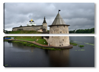Модульная картина Псковский Кром