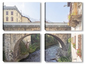 Модульная картина Мост через Брембо