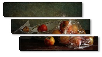 Модульная картина Яблочная осень