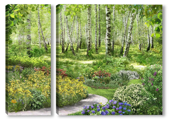 Модульная картина Парки и сады 50687
