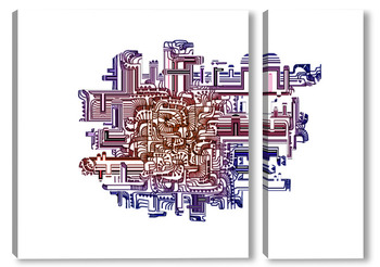 Модульная картина Лабиринт