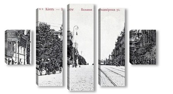 Модульная картина Большая Владимирская улица 1910  –  1913