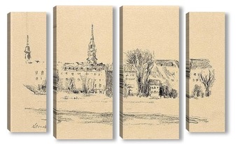 Модульная картина Дрезден 