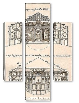 Модульная картина Architecture 80