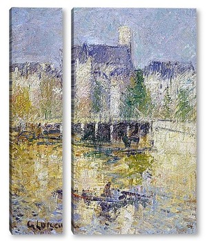 Модульная картина Мост Море-сюр-Луан