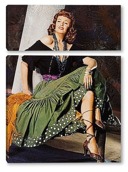 Модульная картина Rita Hayworth-01