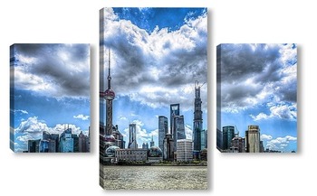 Модульная картина Downtown Shanghai
