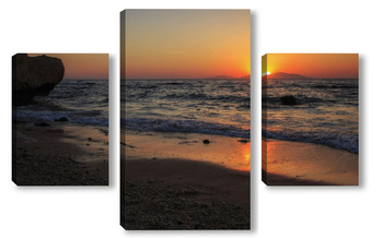 Модульная картина Восход солнца над Красным морем на Синае