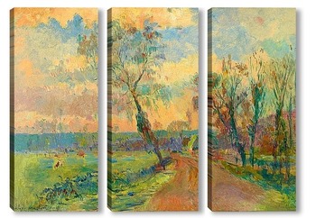 Модульная картина Ондувиль днем в конце зимы, 1910