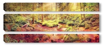 Модульная картина Сказочный лес
