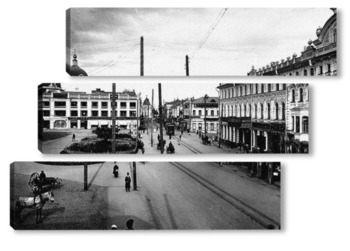Модульная картина Большая Покровская улица 1904  –  1917