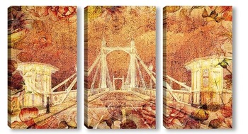 Модульная картина Альберт мост. Лондон