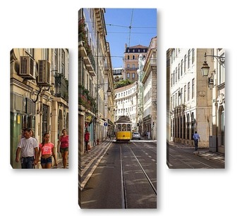 Модульная картина Улочка Лиссабона