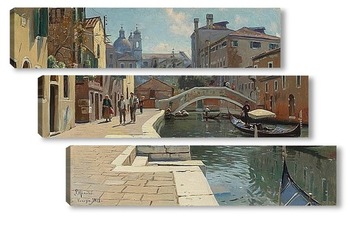 Модульная картина Канал в венеции