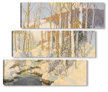 Модульная картина Зимний покой