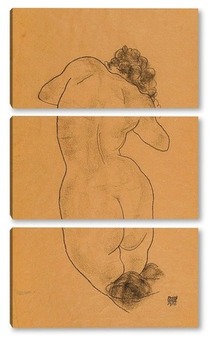 Модульная картина Обнаженная