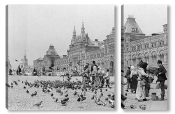 Модульная картина Старая Москва