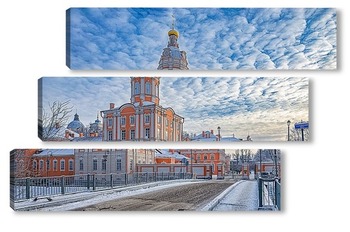 Модульная картина Александро-Невская лавра в Петербурге.