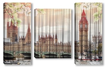 Модульная картина Лондонский пейзаж