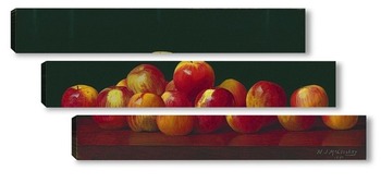 Модульная картина Яблоки на столе
