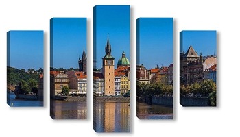 Модульная картина Красавица Прага