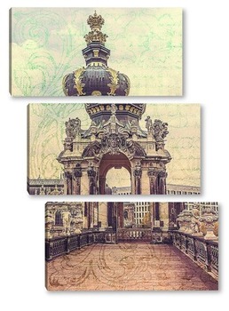 Модульная картина Ворота в Цвингер-Дворце